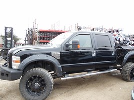 2008 Ford F-250 Lariat Black Crew Cab 6.4L Turbo Diesel AT 4WD #F23212